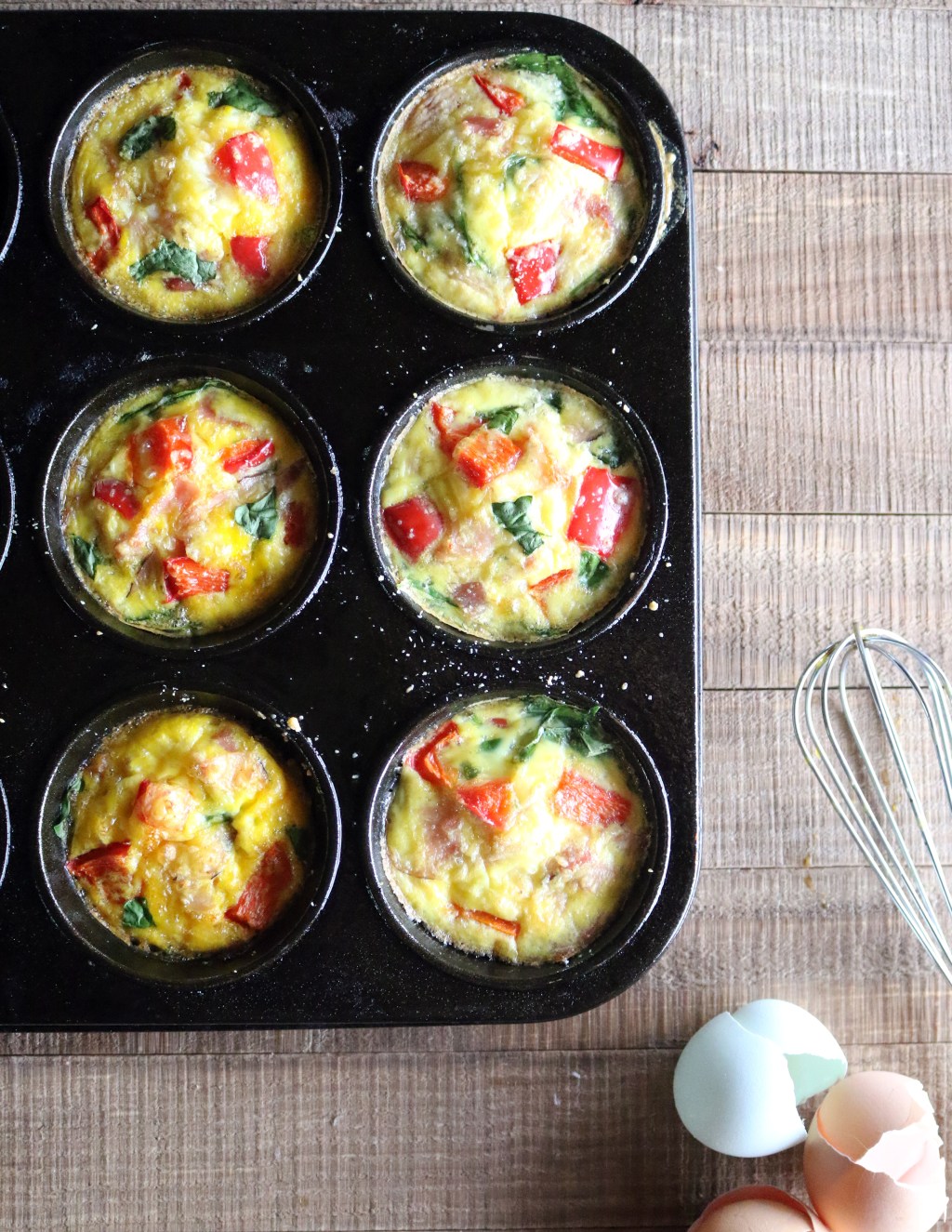 Easy Ham & Spinach Egg&nbsp;Bites