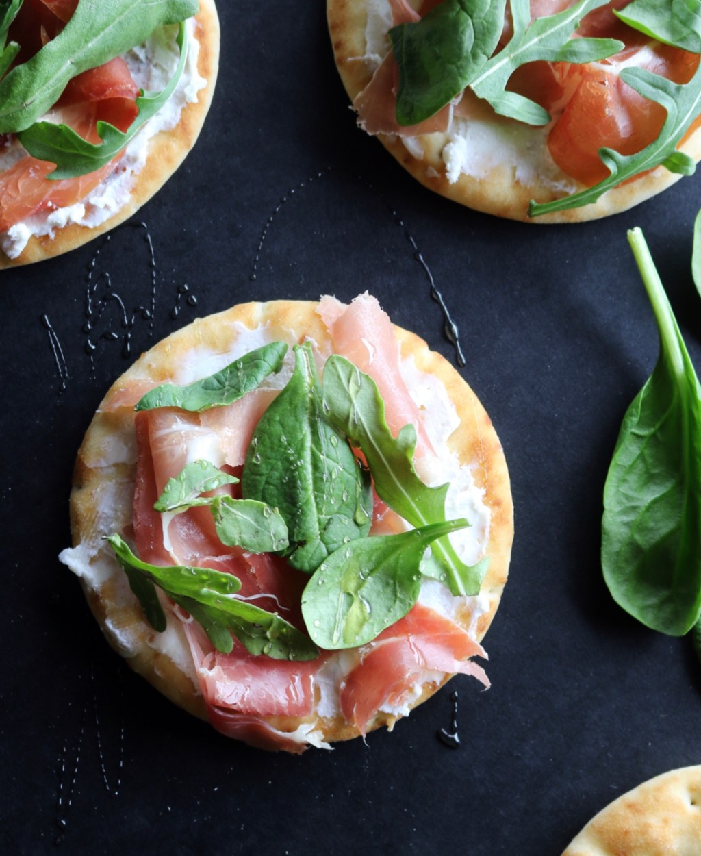 Prosciutto and Greens Skillet Flatbread 