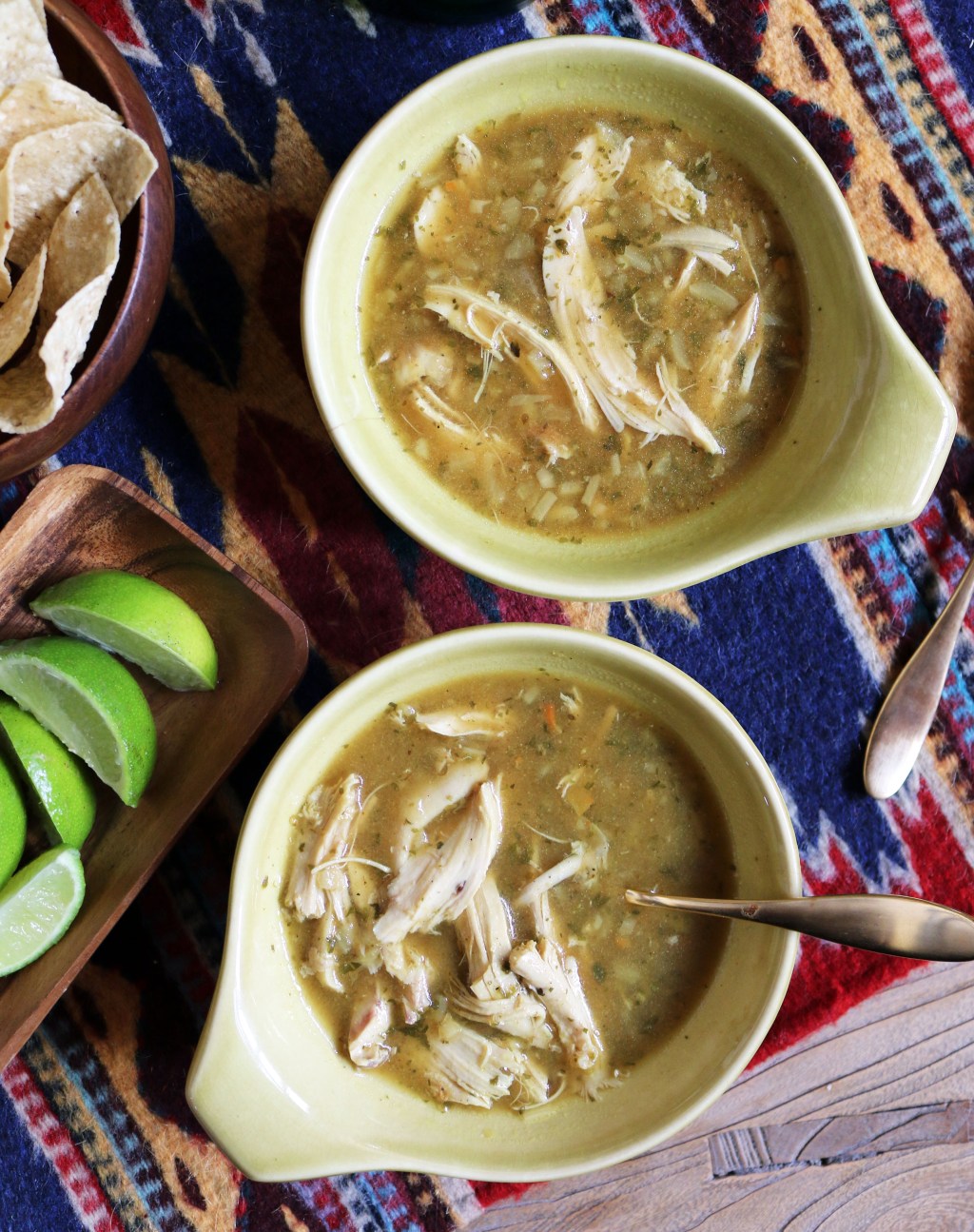 No-Tomato Chicken Tortilla&nbsp;Soup